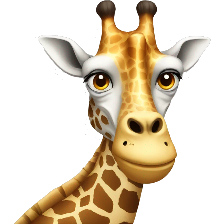 Angry giraffe emoji