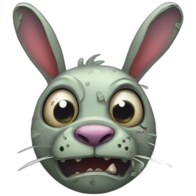 zombie rabbit emoji
