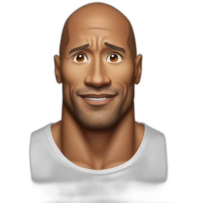 Dwayne johnson emoji