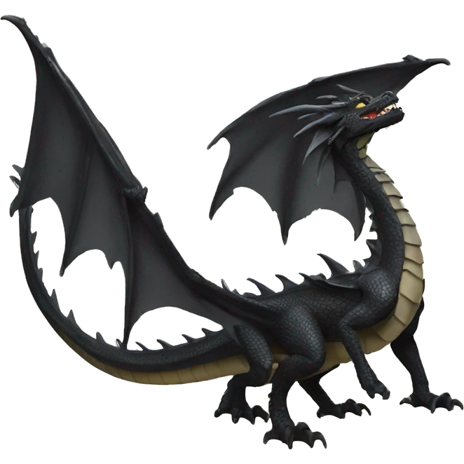 black dragon emoji