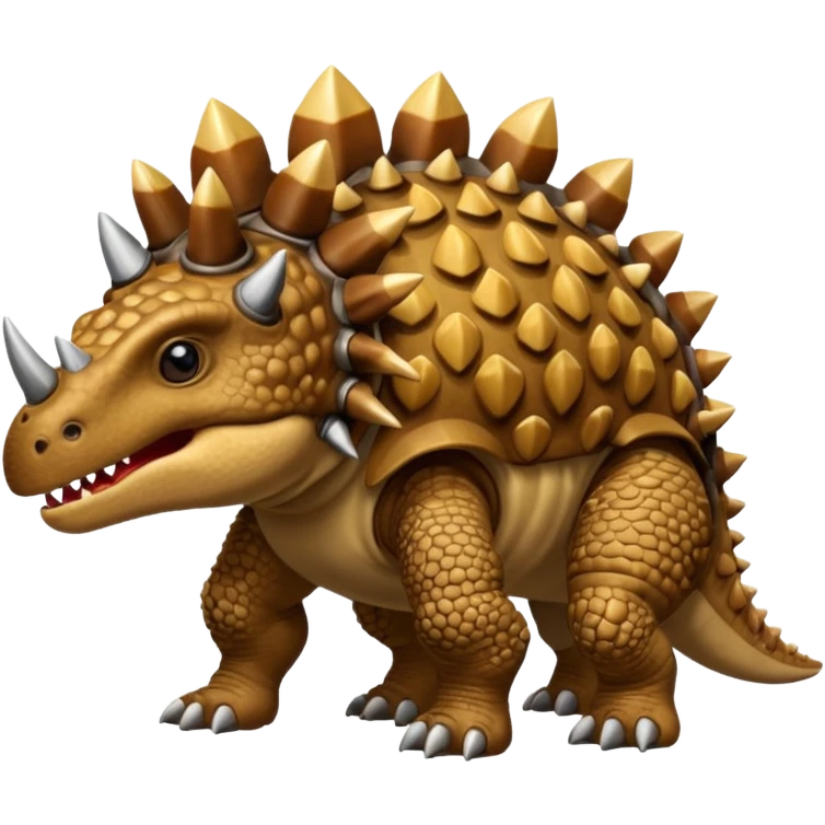 A brown ankylosaurus that doesn’t look mutated and actually looks like a normal ankylosaurus  emoji