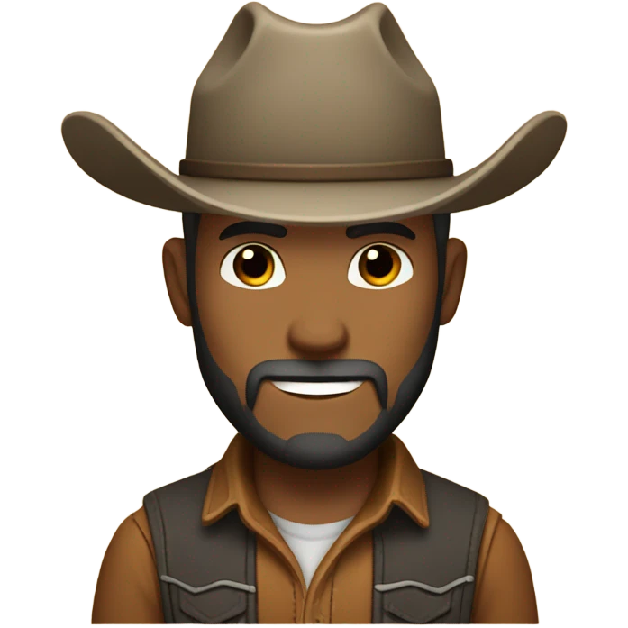 Cowboy White dude with a beard emoji