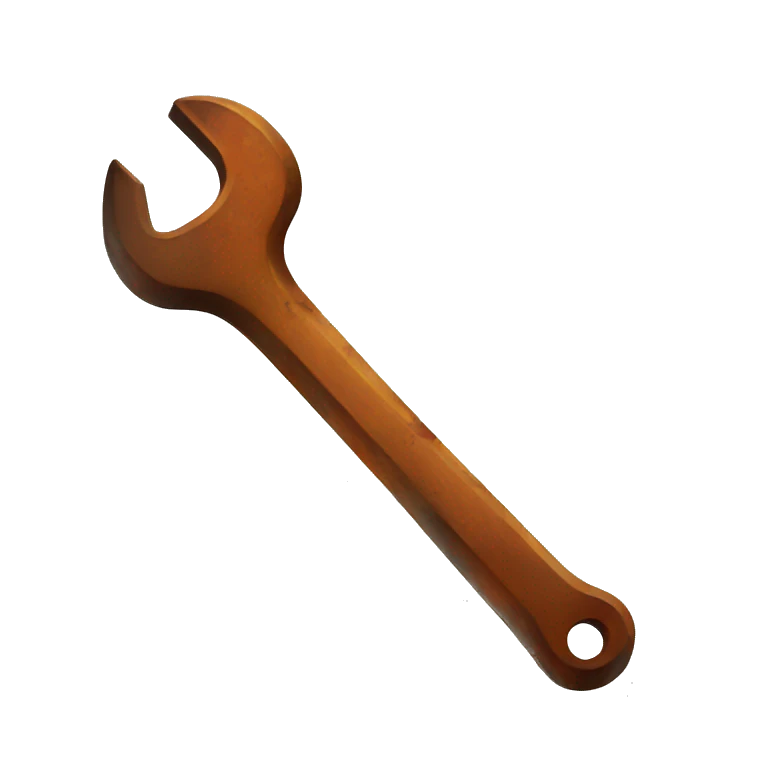 rusty wrench emoji