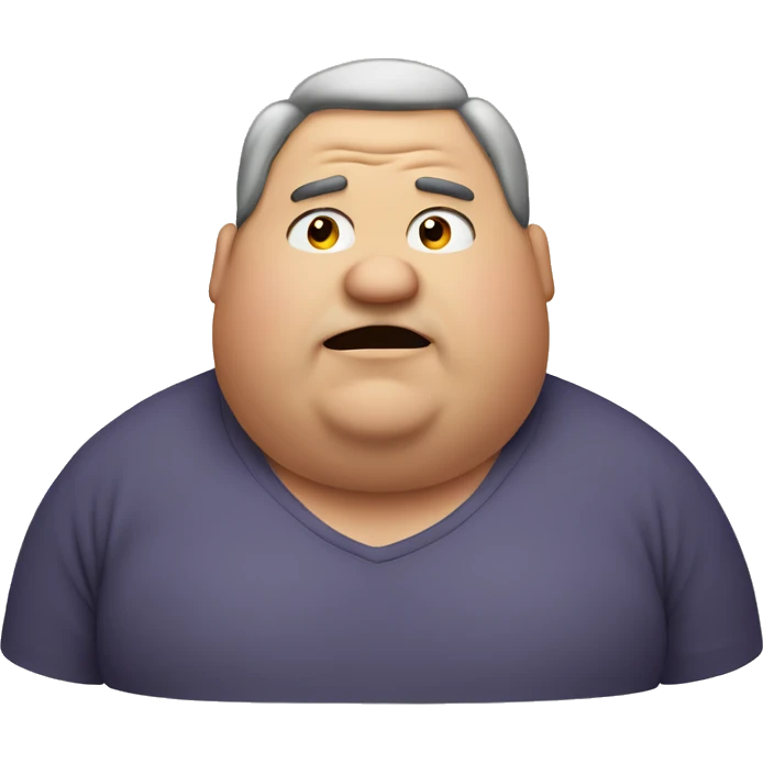 fat man emoji