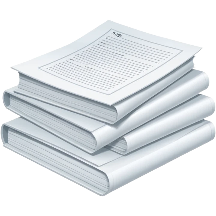 big Pile of patent papers emoji