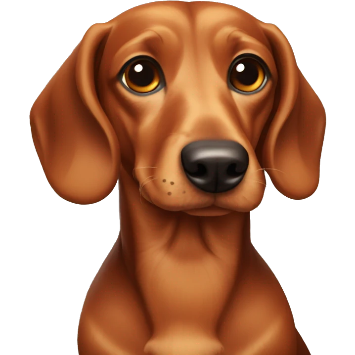 longhaird dachsund emoji