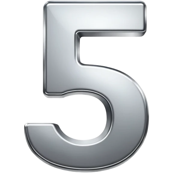 The number five emoji