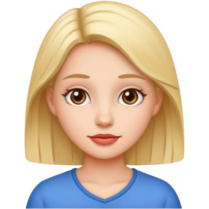 I am just a girl emoji