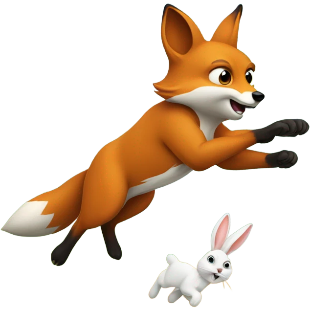 Fox chase 2217 emoji