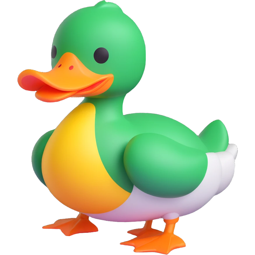 duck with laser eyes emoji