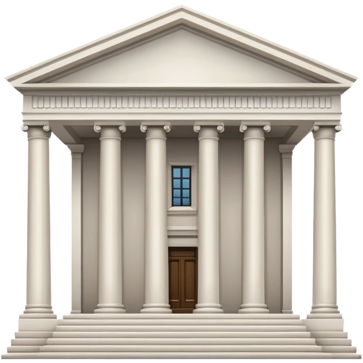 Courthouse with columns emoji