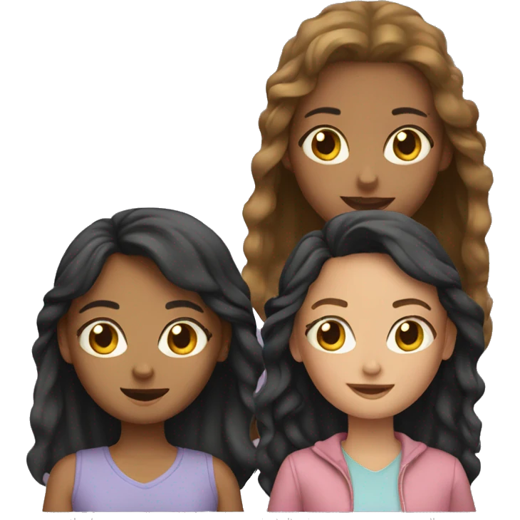 3 girls emoji
