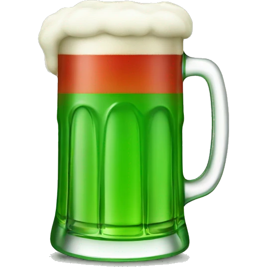 Green beer with tomato  emoji