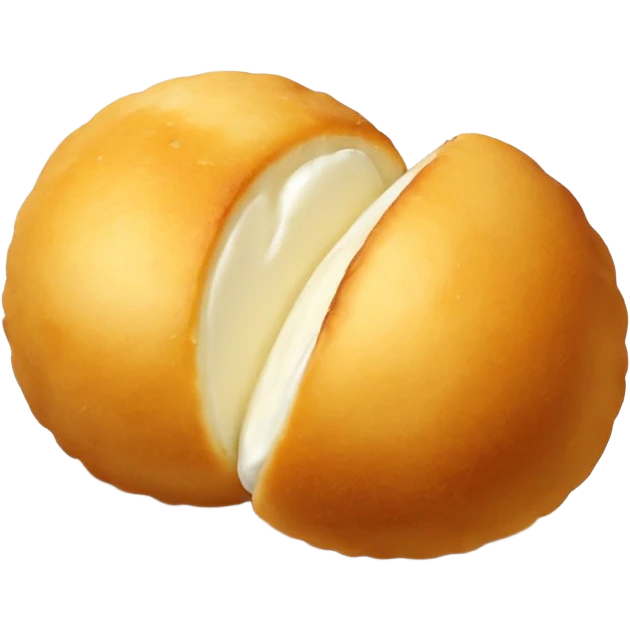 Mozzarella cheese balls emoji