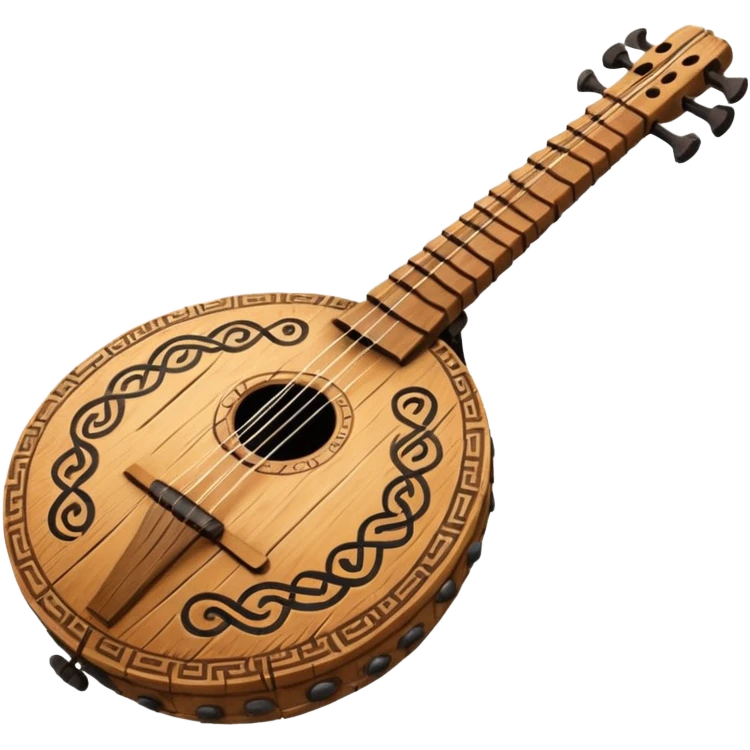 ancient Viking musical instrument emoji