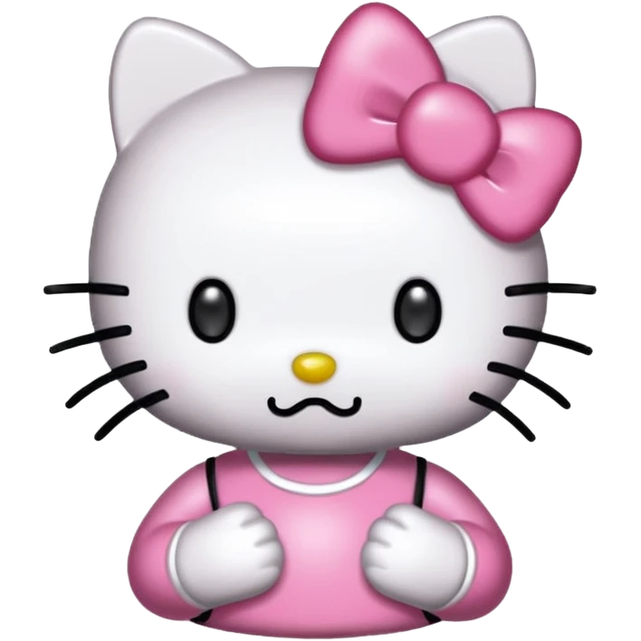 metallisorvi jossa on hello Kitty värit ja teema emoji
