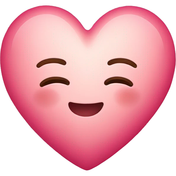 Heart with kindness emoji