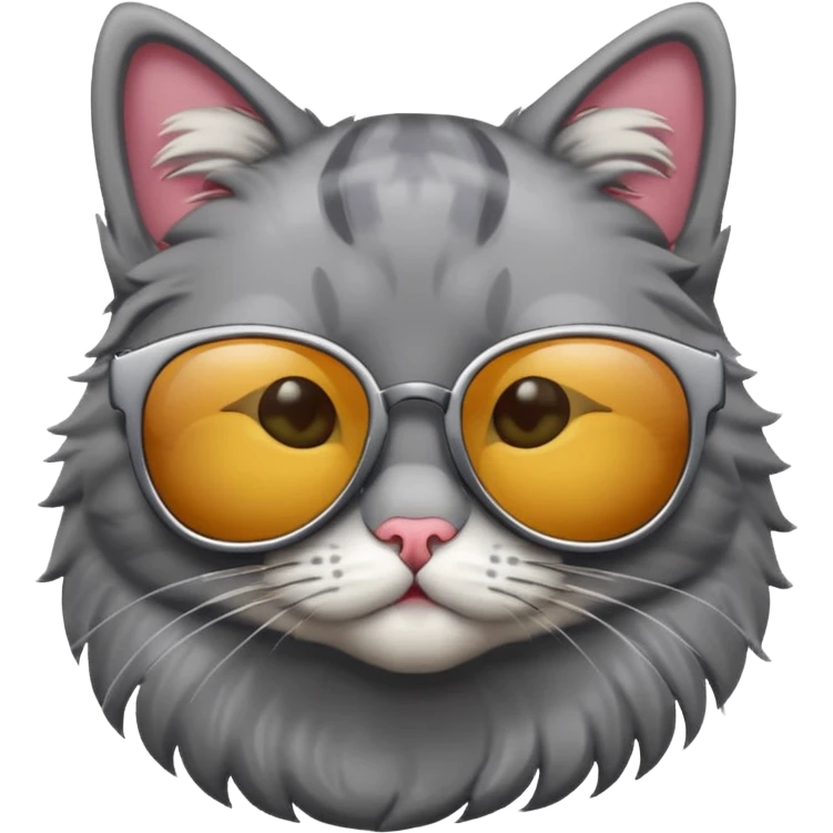 Cat wearing sunglasses emoji