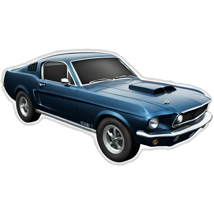 mustang car  logo emoji