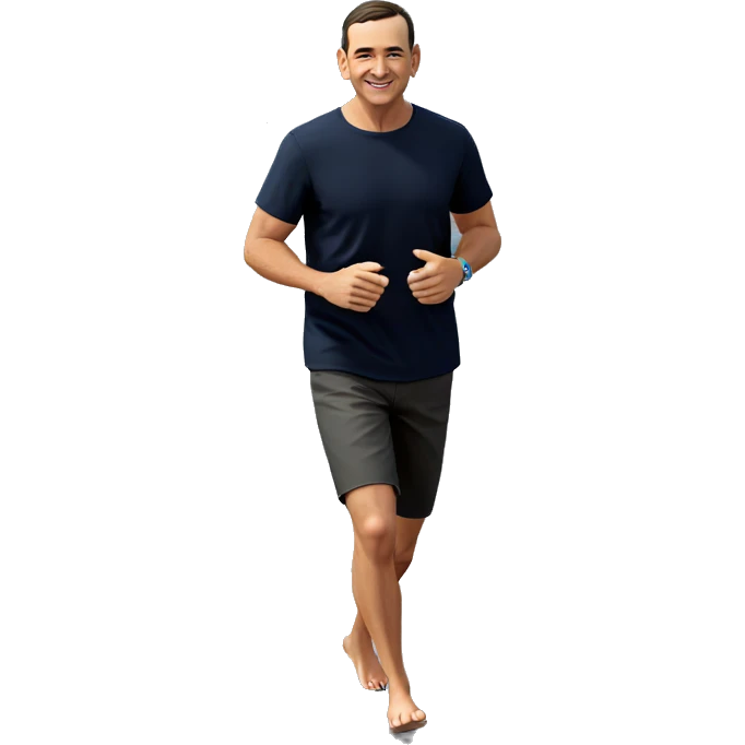 beach stroll with ocean waves emoji