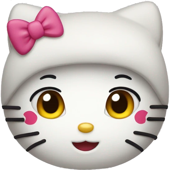 Hello kitty emoji