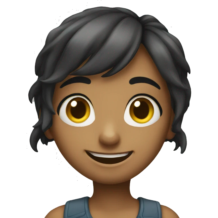 Cheeky girl  emoji