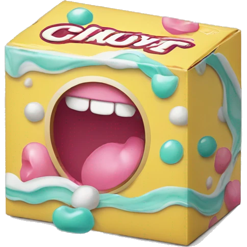 box of chewing gum emoji
