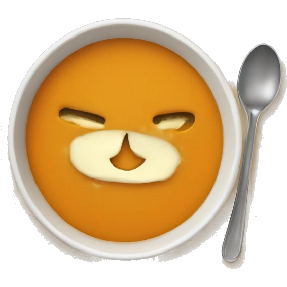 pumpkin soup  emoji