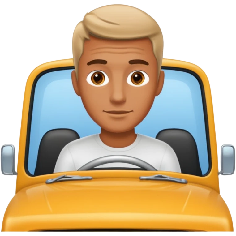 man on vehicle emoji