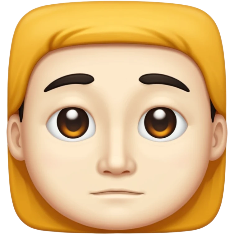 square faced huan  emoji