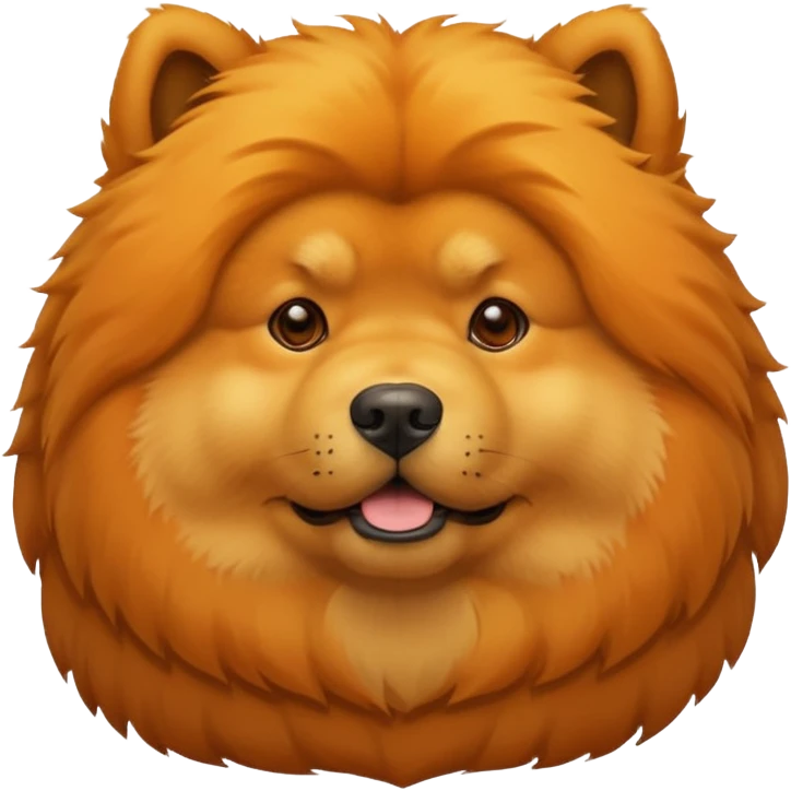 Chow chow emoji