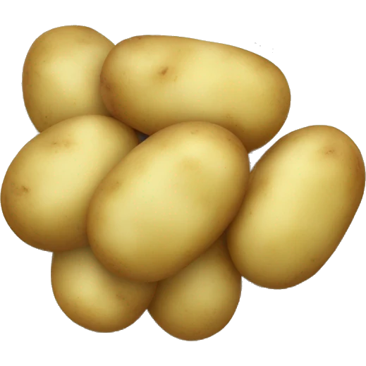 Plate of potatoes emoji