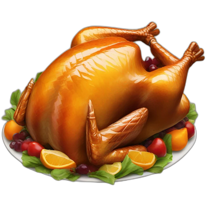 roasted turkey emoji