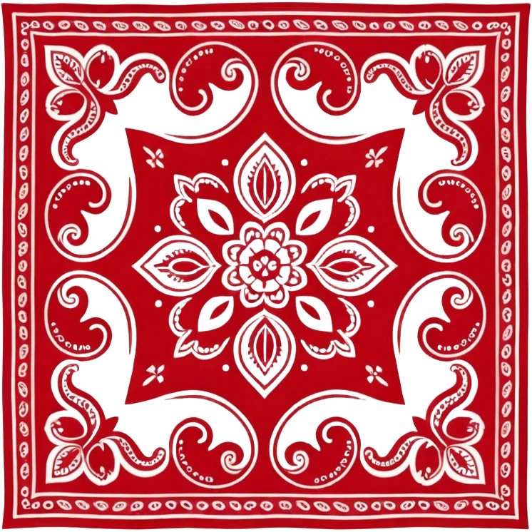 bandana,pattern emoji