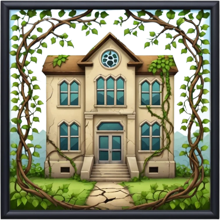 Abandoned school emoji