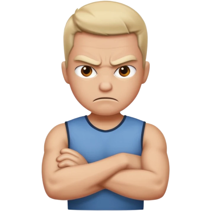 angry crossed arms  emoji