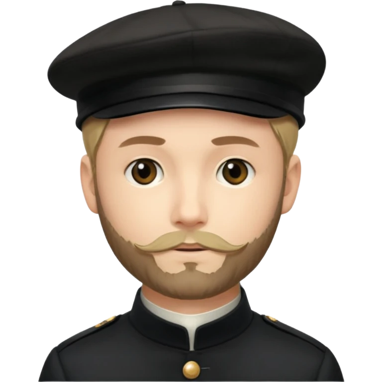 Edouard Manet artist wear black berret hat emoji