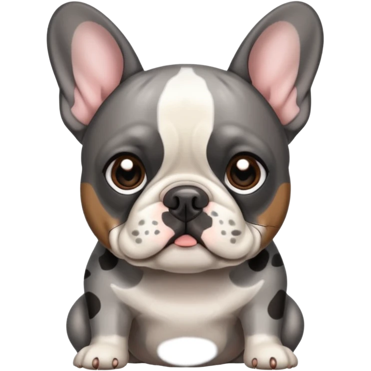 French bulldog Merle  emoji