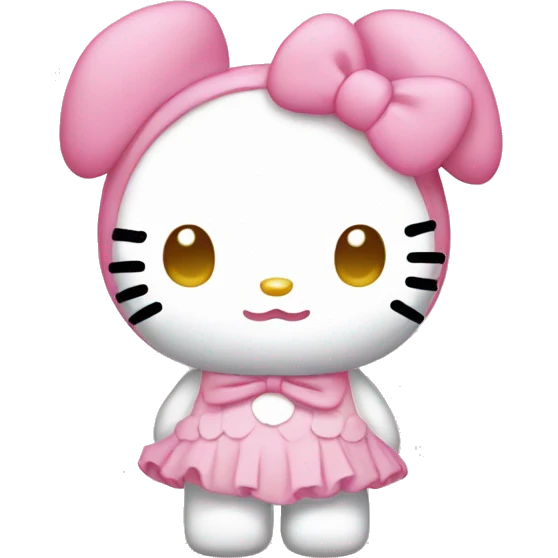 My melody hello kitty emoji emoji