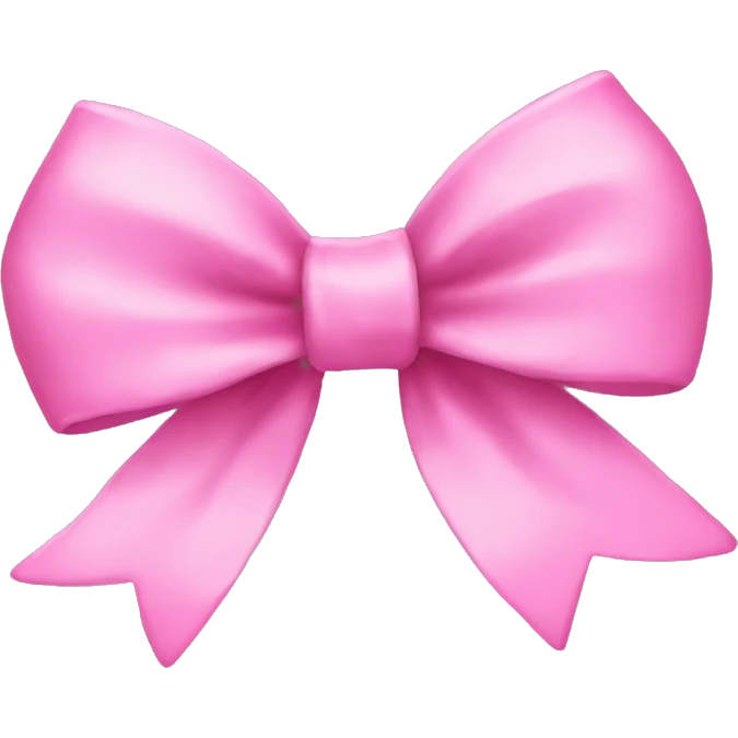 Pink bow emoji