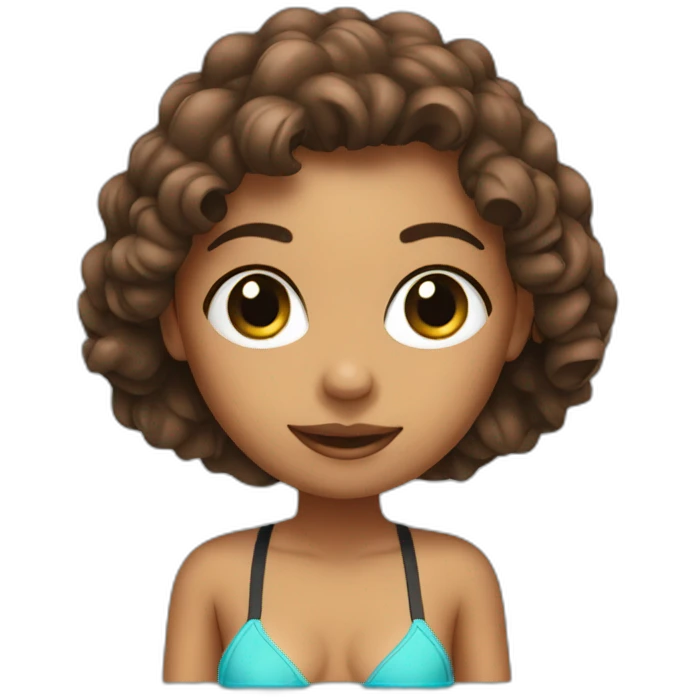 Bikini girl emoji