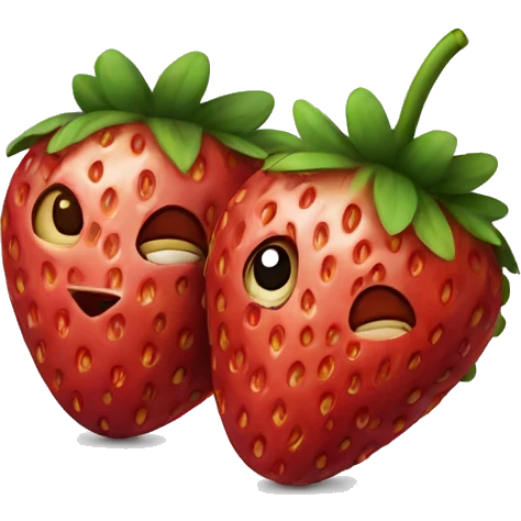 red straberry emoji