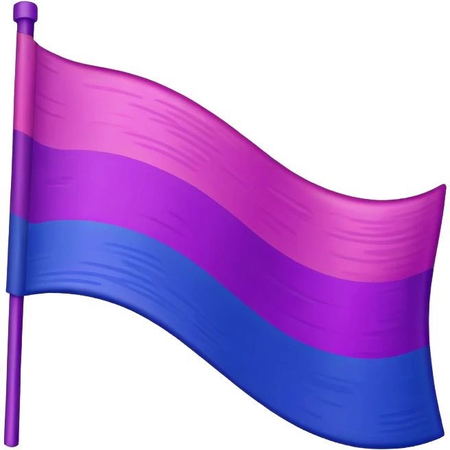Bisexual flag emoji