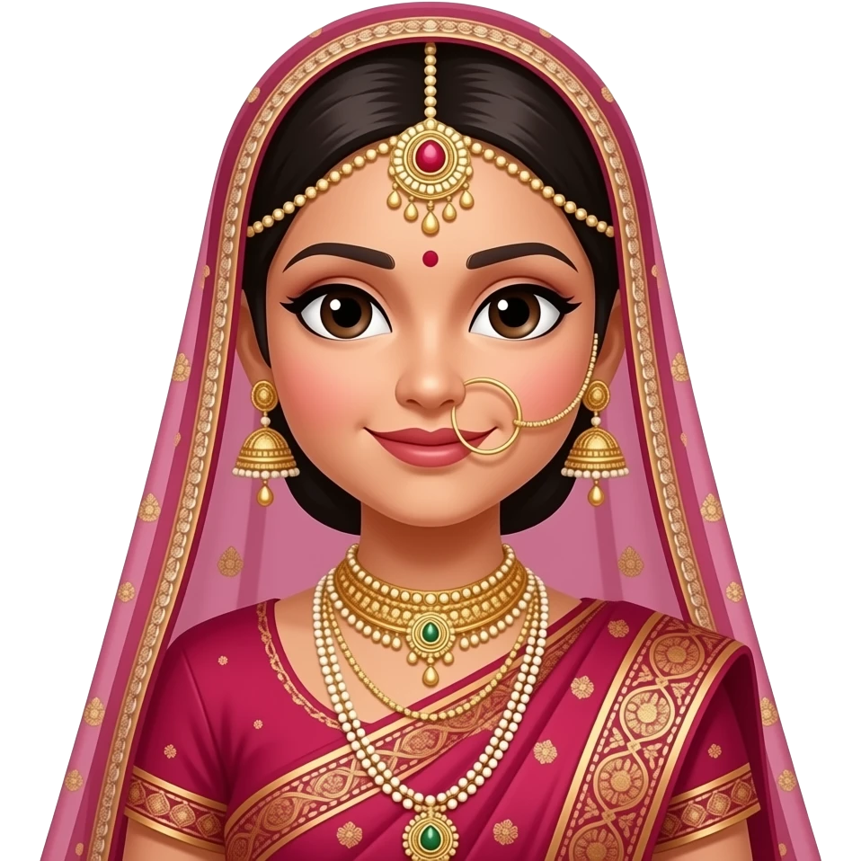 Indian bride emoji emoji