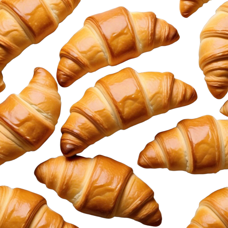 Cinematic Realistic Rustic French Croissant Pastry Emoji, depicted as a flaky, buttery crescent with delicate, layered textures and a slight, intentional char along the edges that imparts a rustic, artisanal charm. The golden, crispy exterior shows a hint of burnt nuance, rendered with warm, inviting lighting and exquisite detail to capture its time-honored, imperfect perfection. emoji