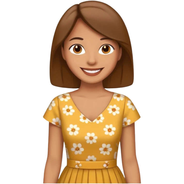 Modern dress emoji