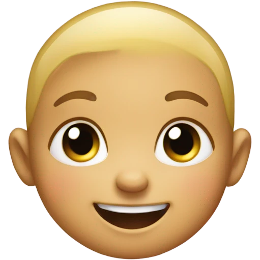 Baby crying happy emoji