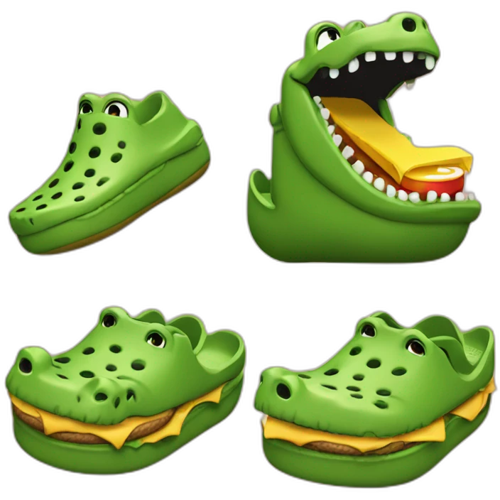 Crocs McDonald’s  emoji