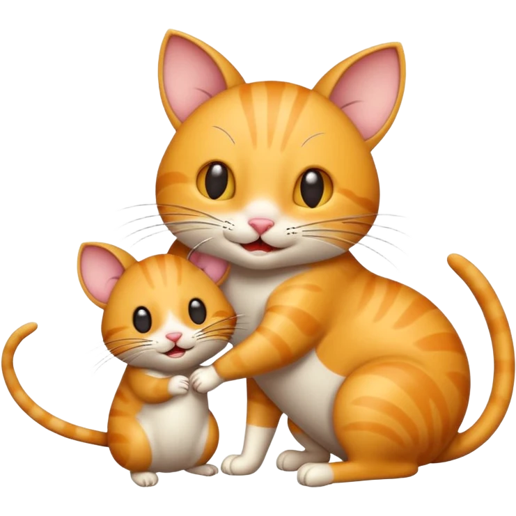 cat and mouse  emoji