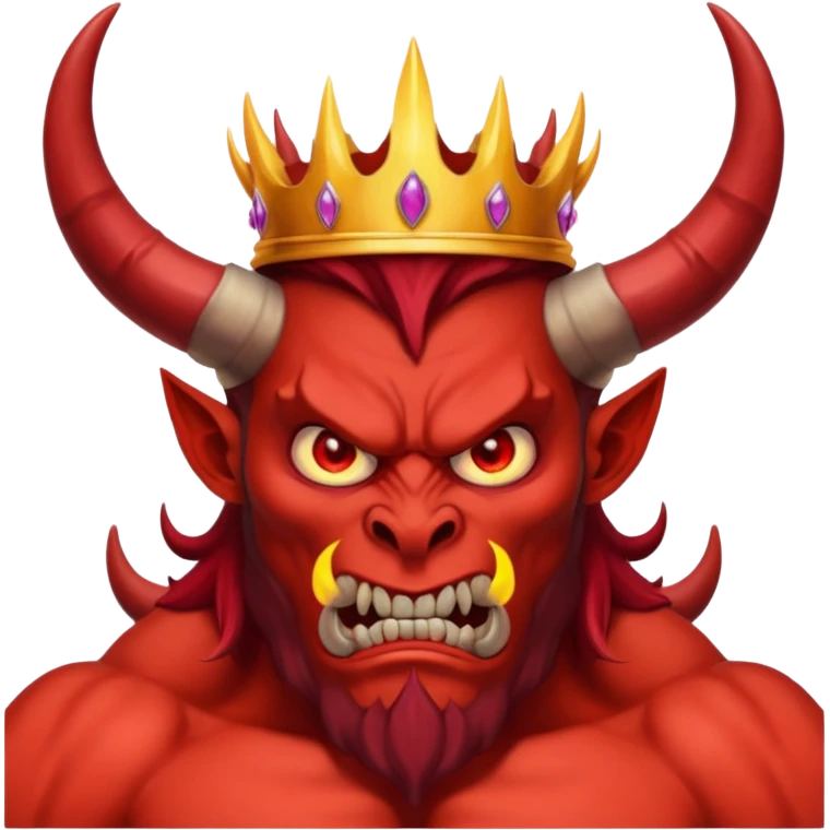 demon lord - huge horns, crown of fire











 emoji